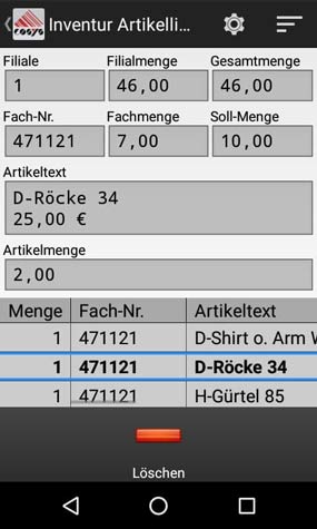 Inventur mit dem Smartphone einfach mit COSYS Android Inventur App Inventur mit dem Smartphone einfach mit COSYS Android Inventur App