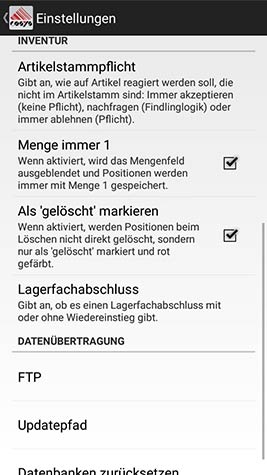 Inventur mit dem Smartphone einfach mit COSYS Android Inventur App Inventur mit dem Smartphone einfach mit COSYS Android Inventur App