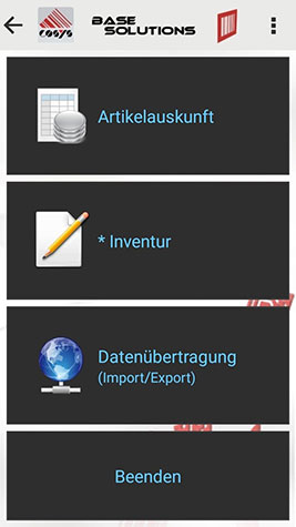 Inventur mit dem Smartphone einfach mit COSYS Android Inventur App Inventur mit dem Smartphone einfach mit COSYS Android Inventur App