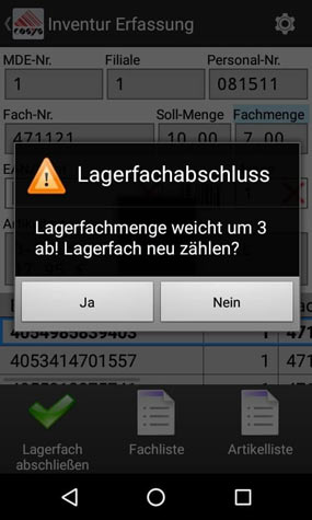 Inventur mit dem Smartphone einfach mit COSYS Android Inventur App Inventur mit dem Smartphone einfach mit COSYS Android Inventur App