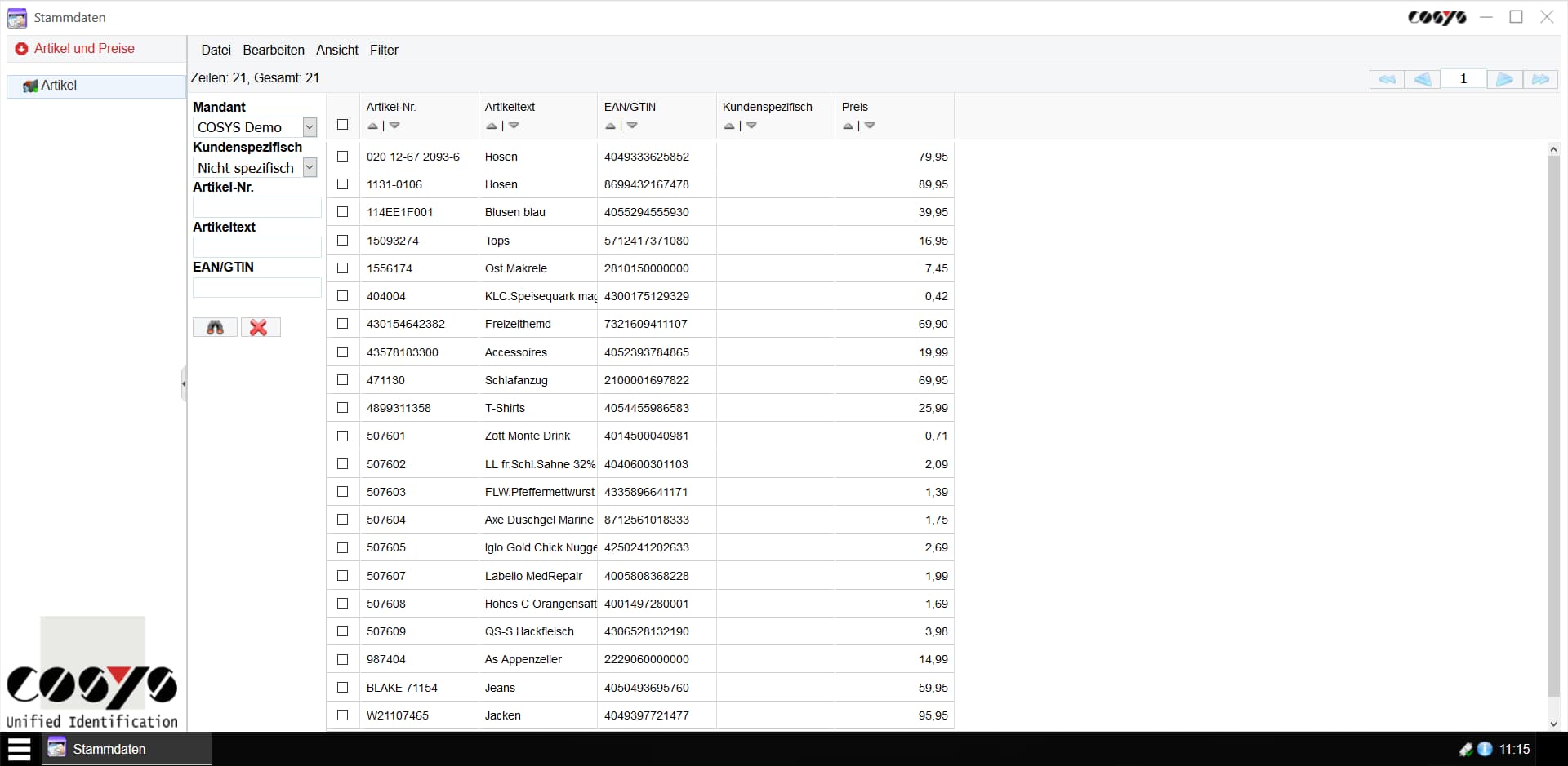 COSYS WebDesk Cloud Inventur COSYS WebDesk Cloud Inventur