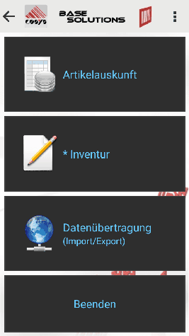 COSYS Cloud Inventur App COSYS Cloud Inventur App