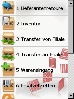 Modul - Wareneingang Module Wareneingang