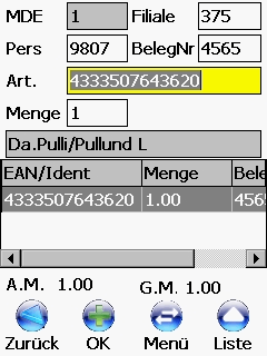 Modul - Wareneingang Modul - Wareneingang